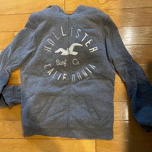 A hollister faux fur lined hoodie